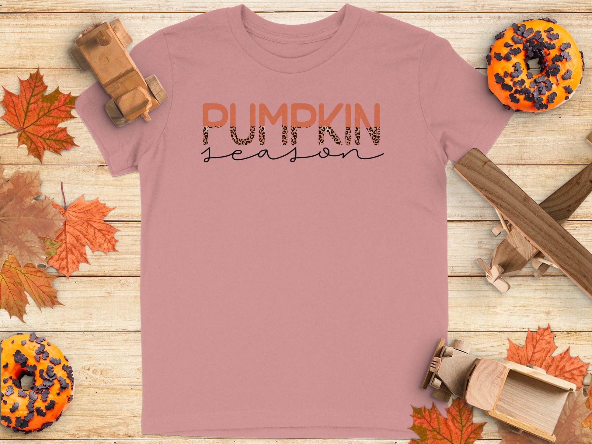 Pumpkin Season Design T-shirt for Fall Product