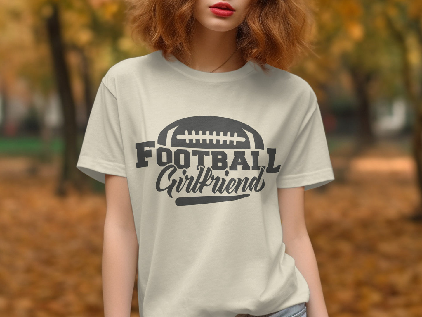 Football Girlfriend Graphic Tee Shirt product type