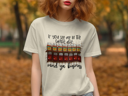 Funny Candle Lover Statement T-shirt product