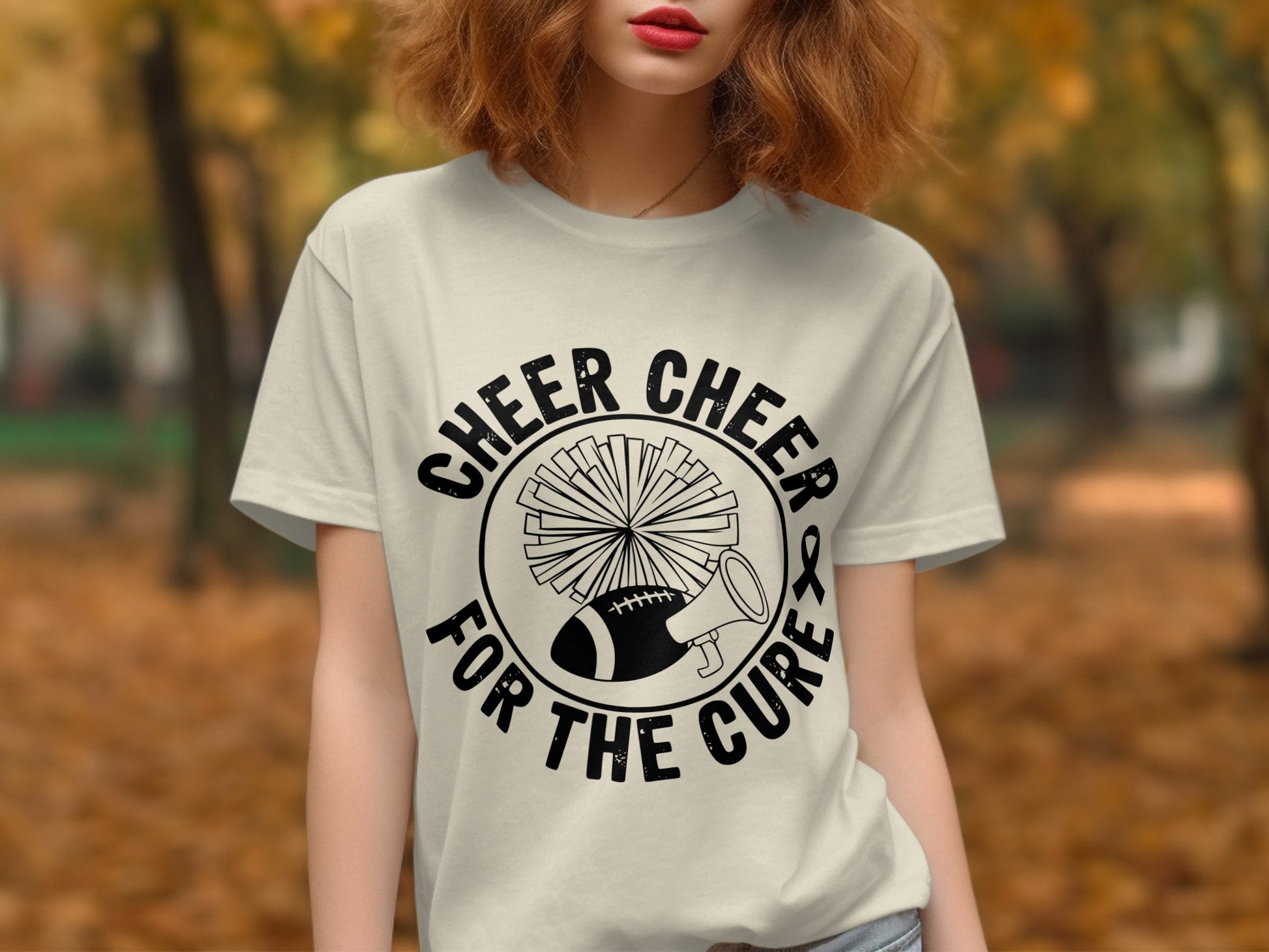 Cheer Cheer For The Cure Graphic T-Shirt product type