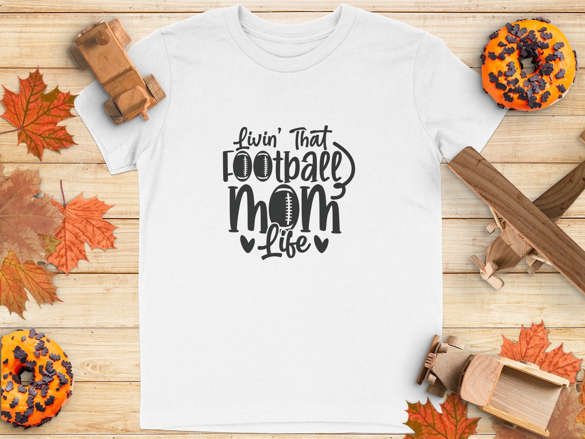 Livin' That Football Mom Life Graphic Tee product