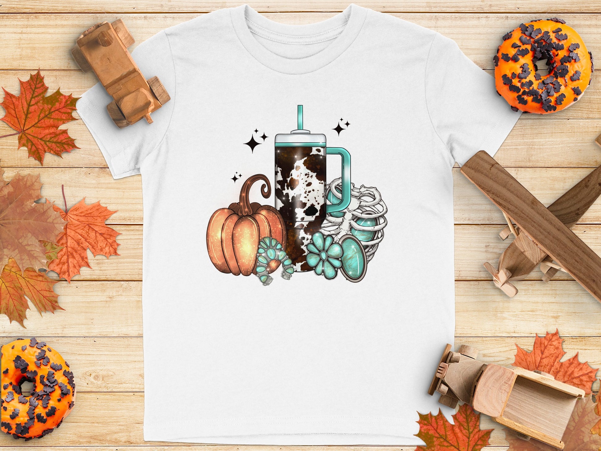 Halloween Pumpkin Coffee Mug Themed T-Shirt product