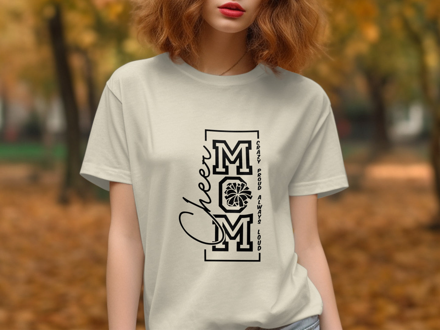 Cheer MOM Basketball Graphic Tee Shirt product