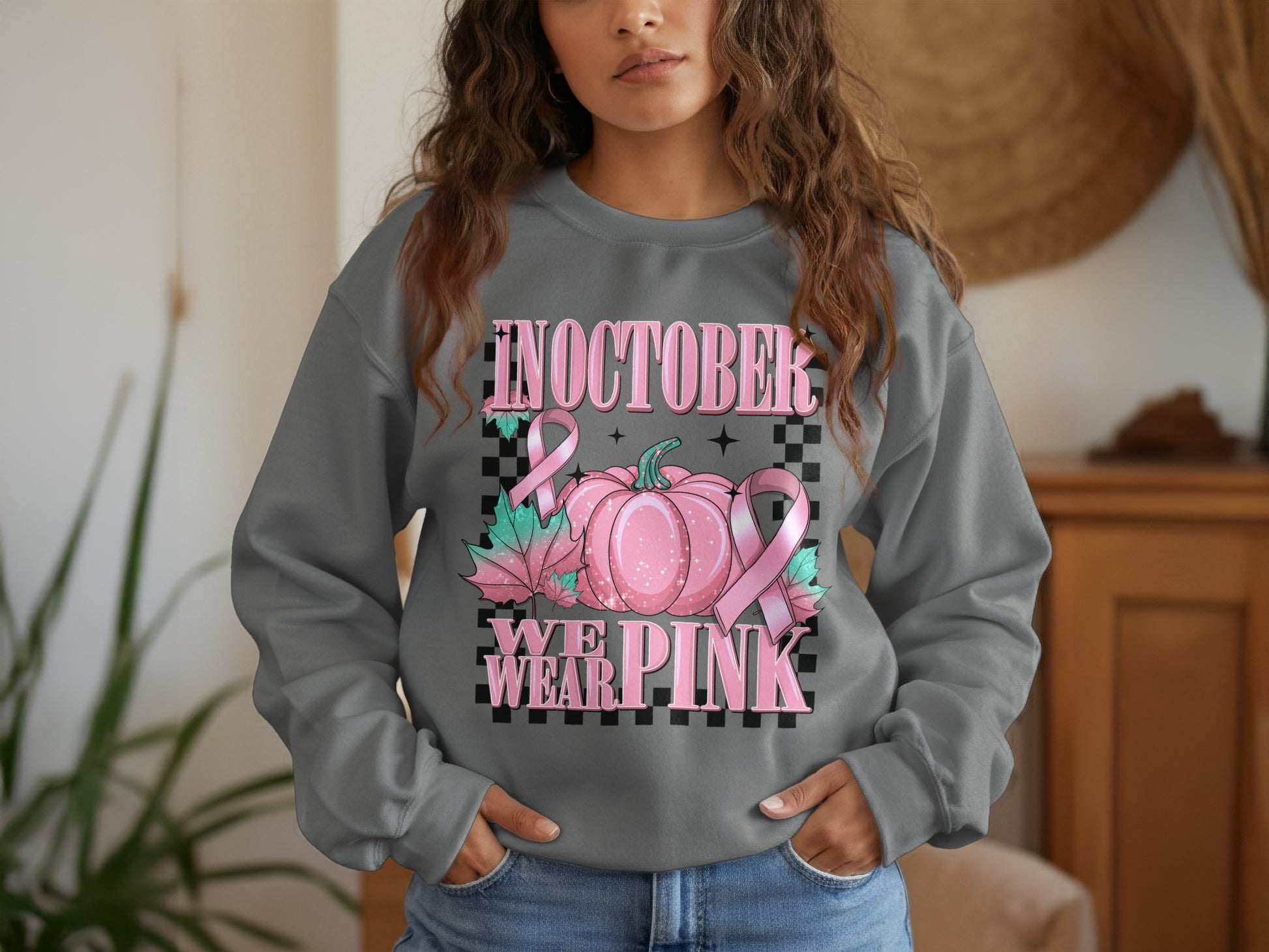 In October We Wear Pink Breast Cancer Awareness product