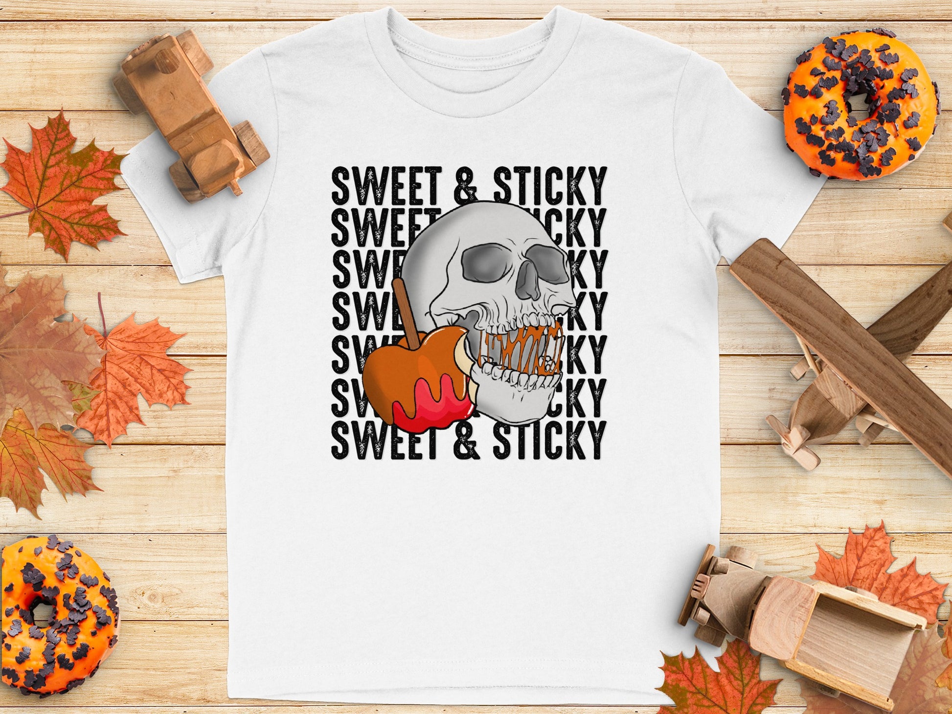 Sweet and Sticky Skull Graphic T-Shirt product