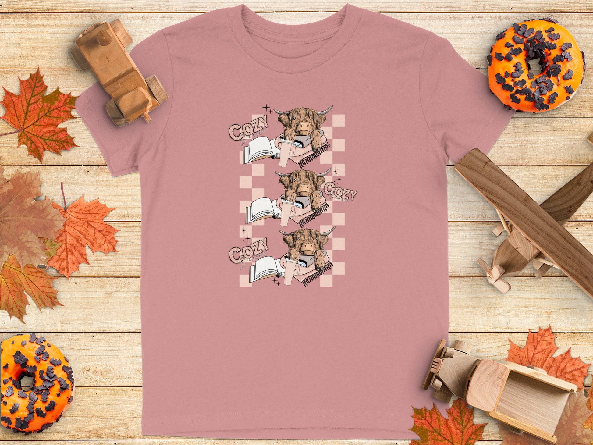 Cozy Reading Dog Graphic Design Tee Shirt product type