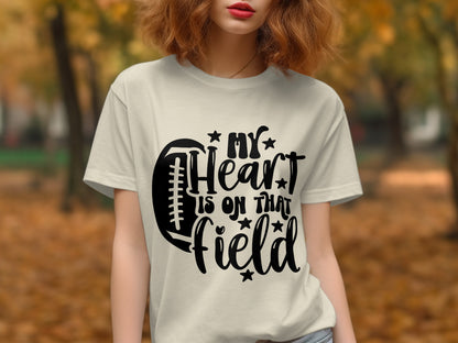 My Heart is on That Field Graphic T-Shirt product type