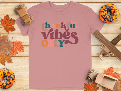 Thankful Vibes Only Graphic Tee Shirt product type