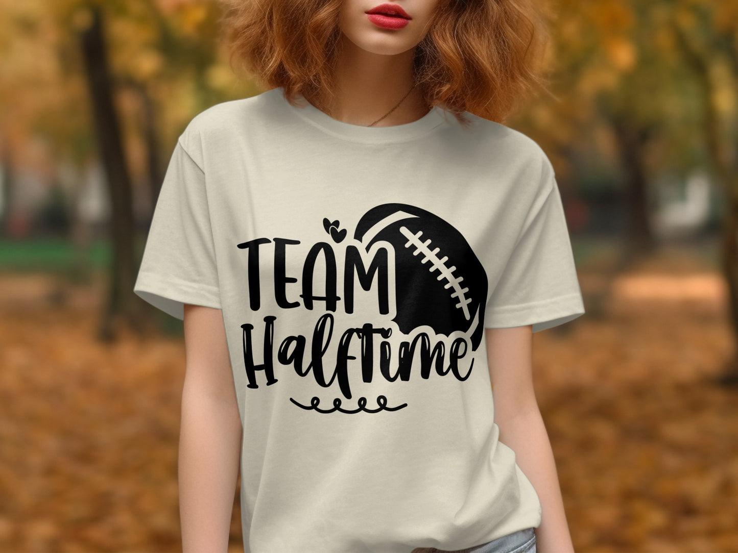 Team Halftime Graphic Design Football T-shirt product