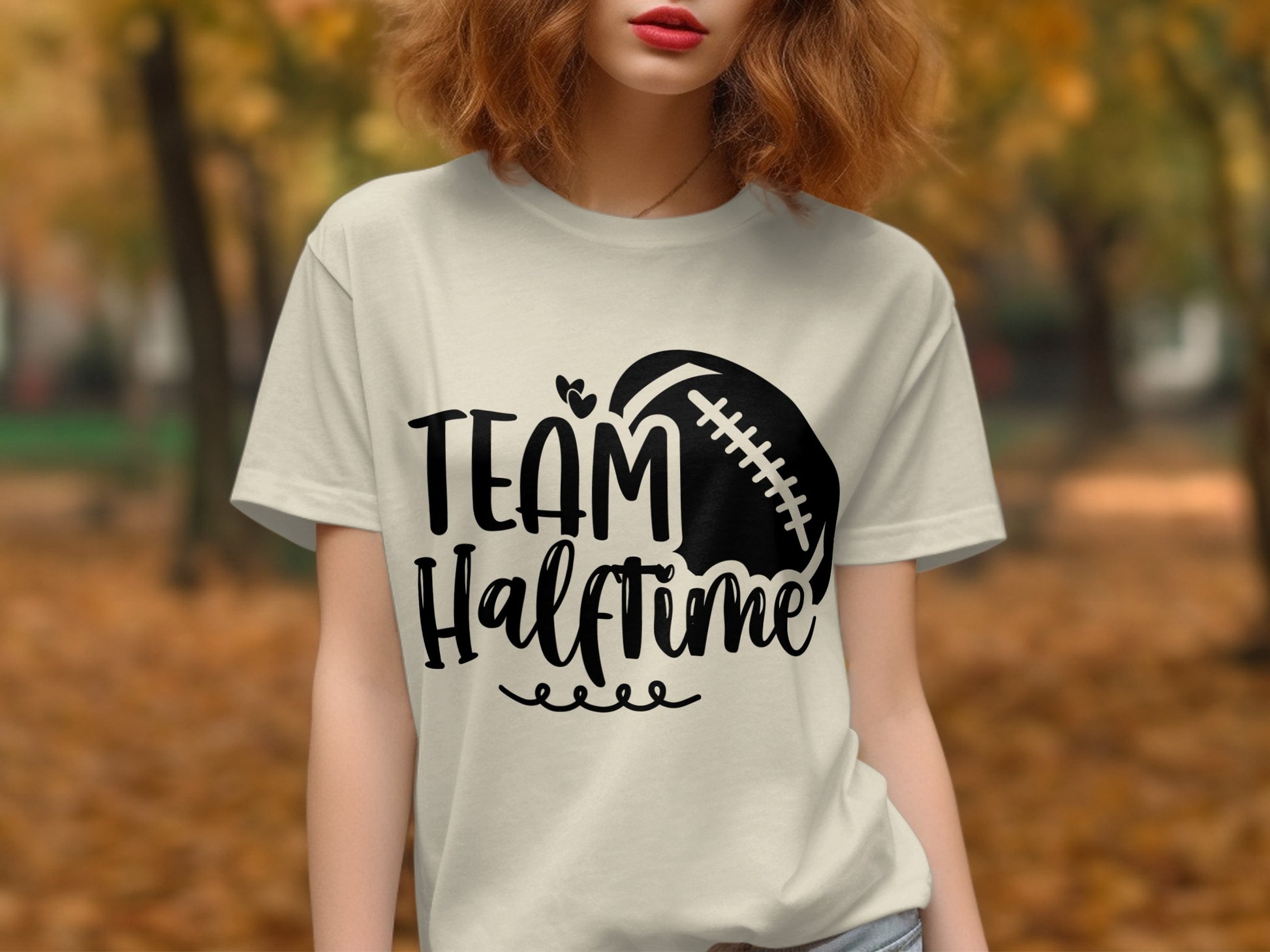 Team Halftime Graphic Design Football T-shirt product