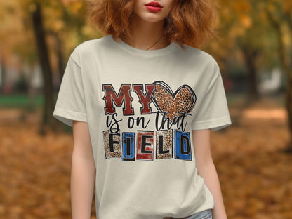 My Heart Is On That Field Graphic T-Shirt product type