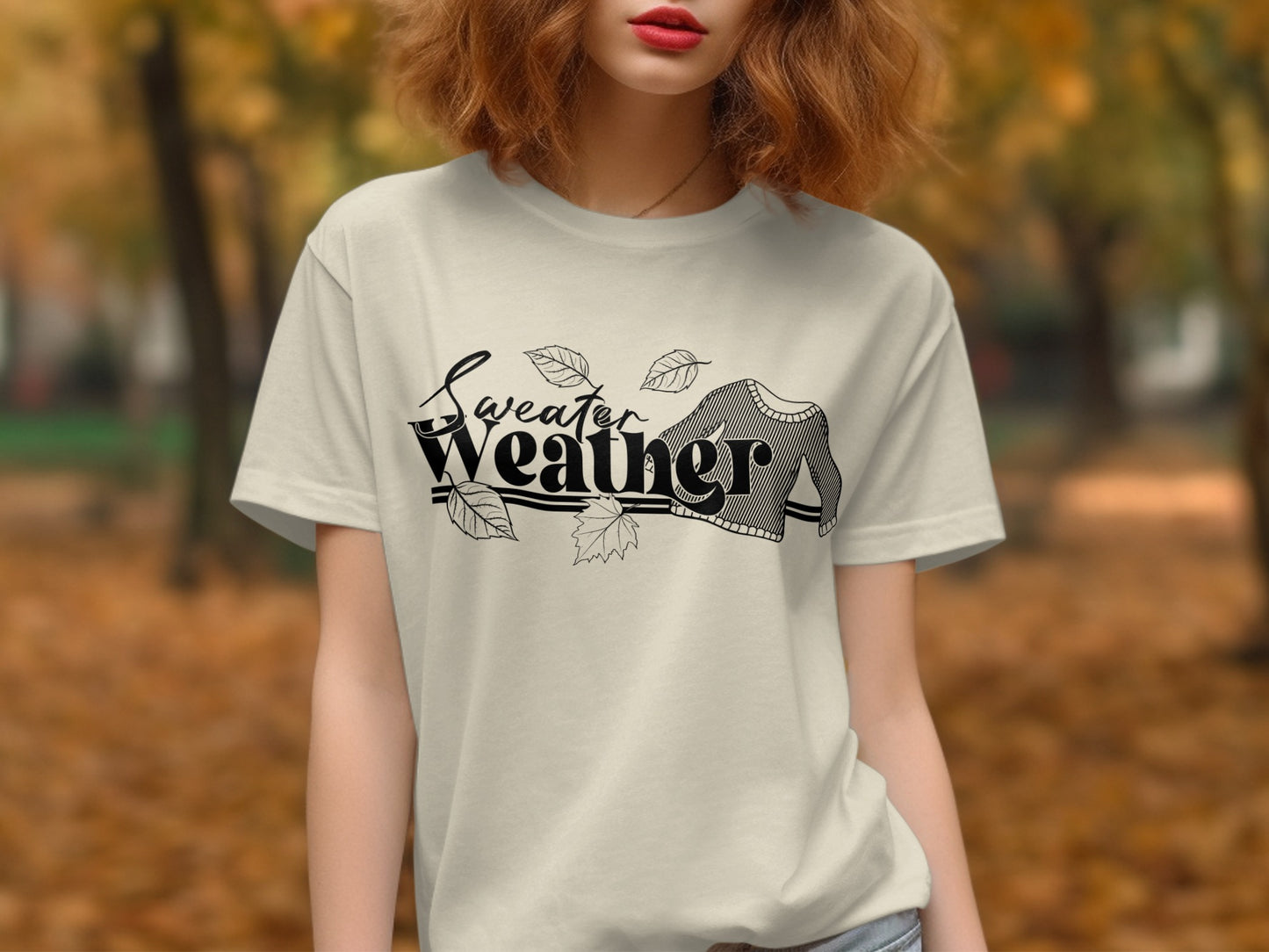 Sweater Weather Graphic Tee Casual Fashion product type