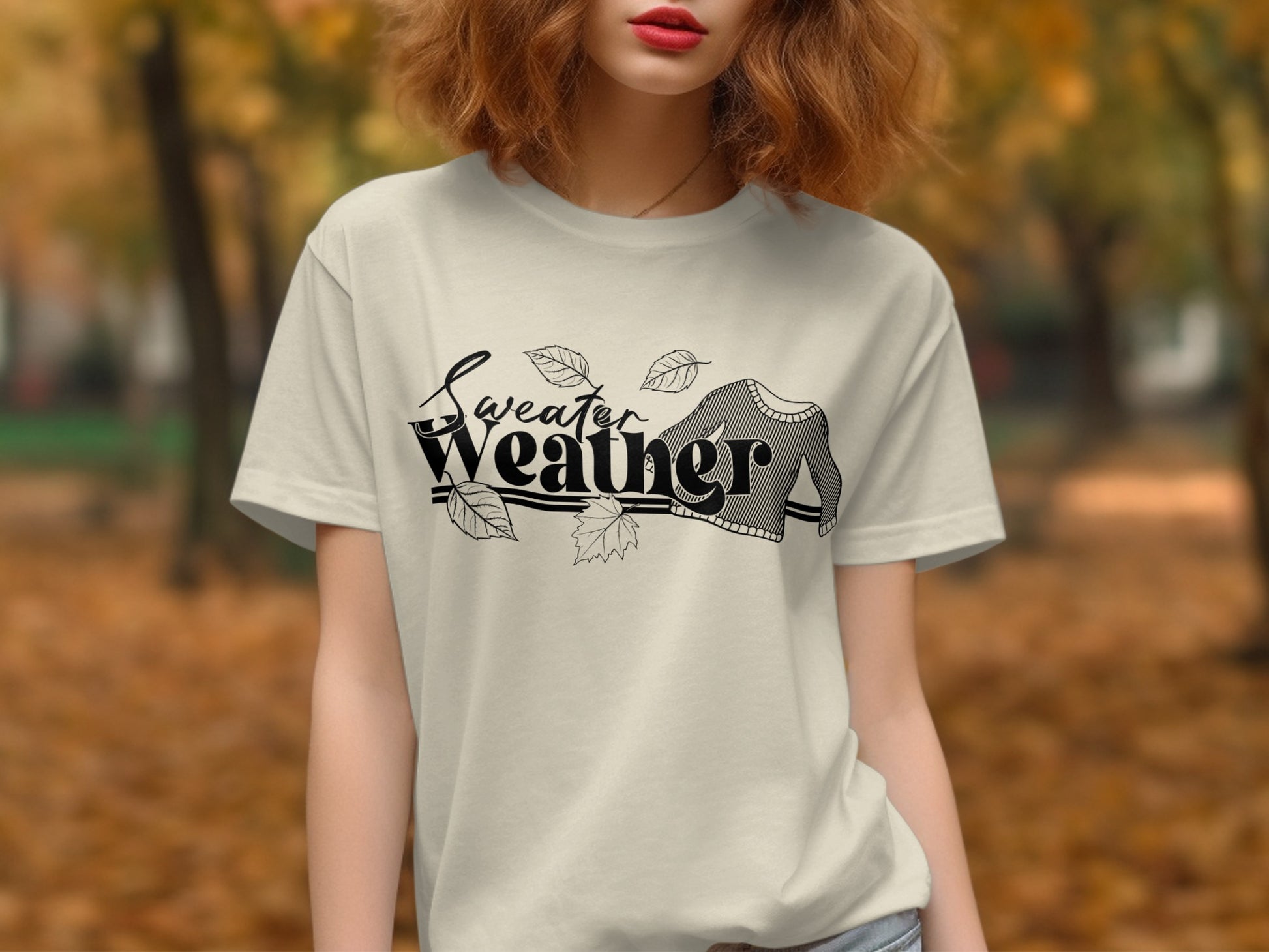Sweater Weather Graphic Tee Casual Fashion product type