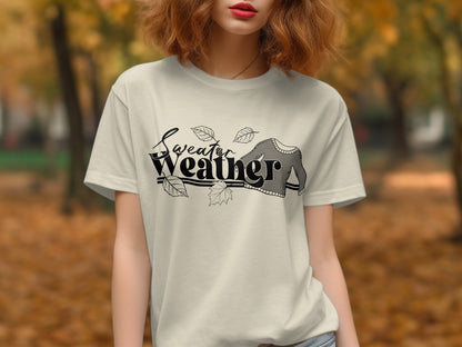Sweater Weather Graphic Tee Casual Fashion product type