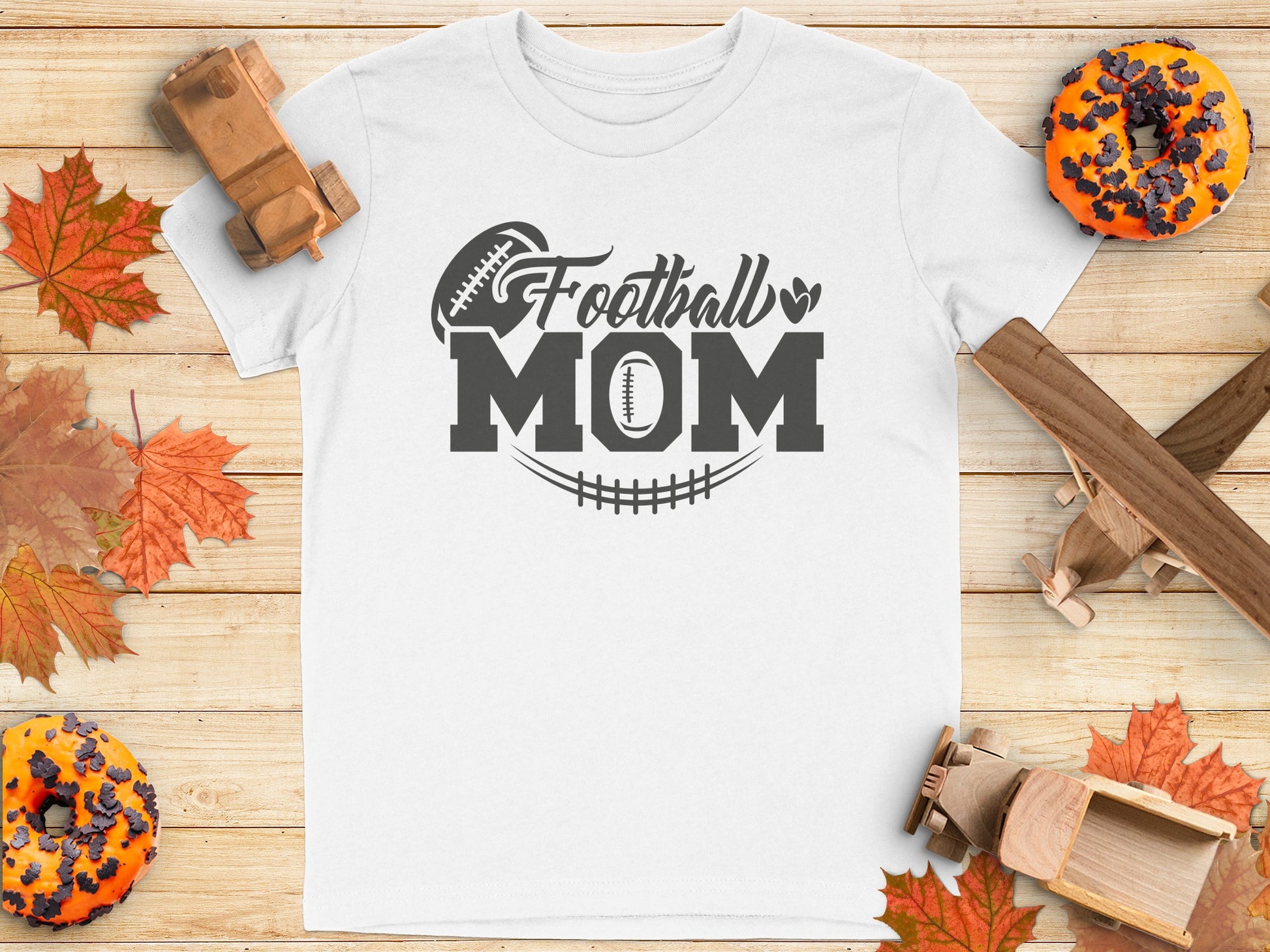 Football Mom Graphic Tee Shirt product