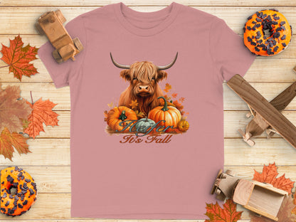 Heifer It's Fall Highland Cow Autumn T-Shirt product