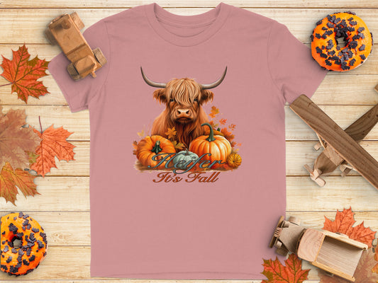 Heifer It's Fall Highland Cow Autumn T-Shirt product