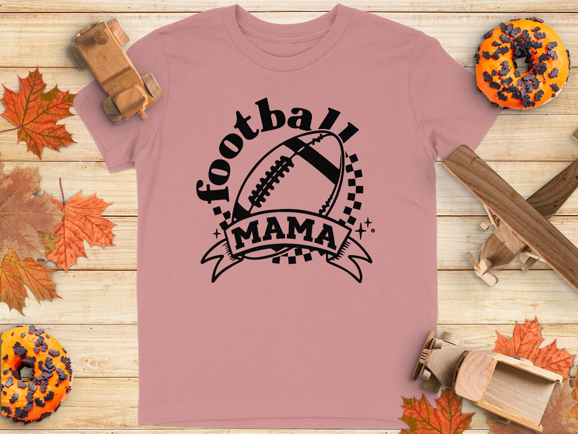 Football Mama Graphic Tee for Stylish Casual product type