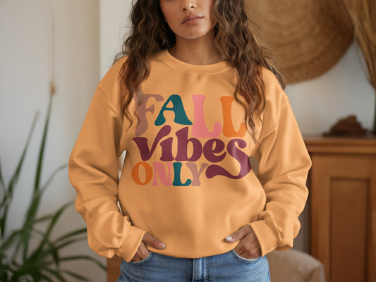 Fall Vibes Only Graphic Sweatshirt product type