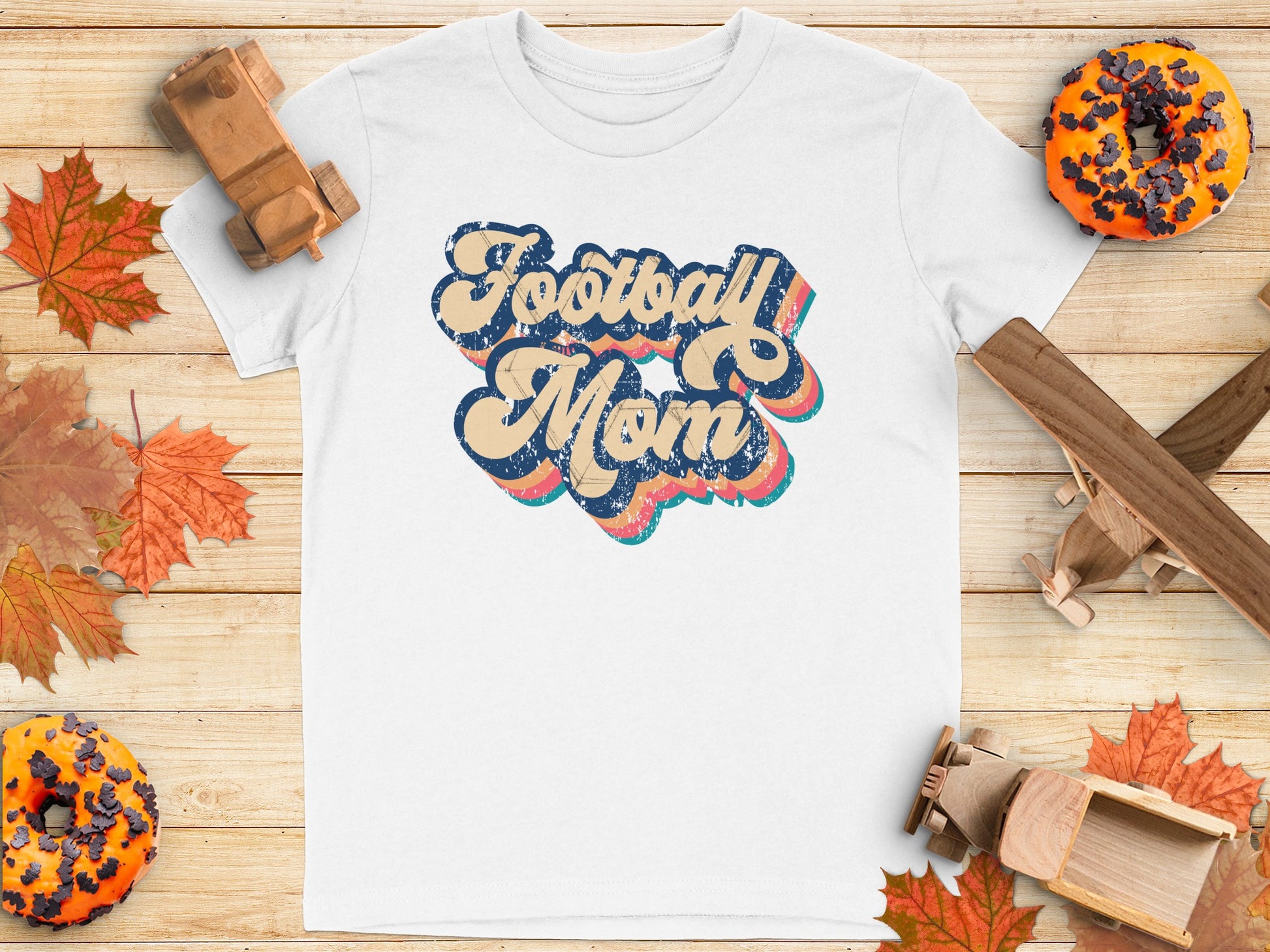 Football Mom Graphic Print T-Shirt product type