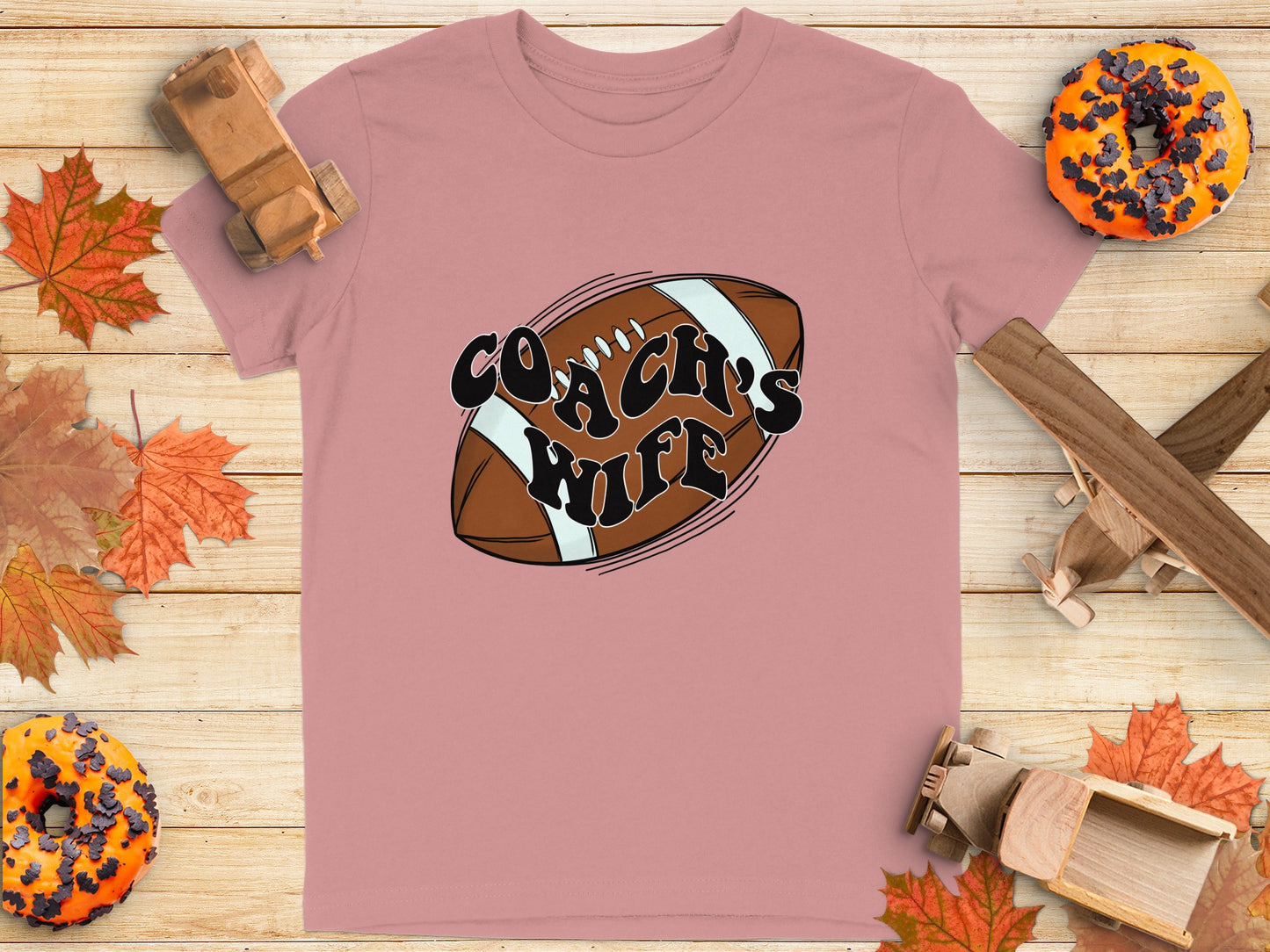 Coach's Wife Football Graphic Tee product