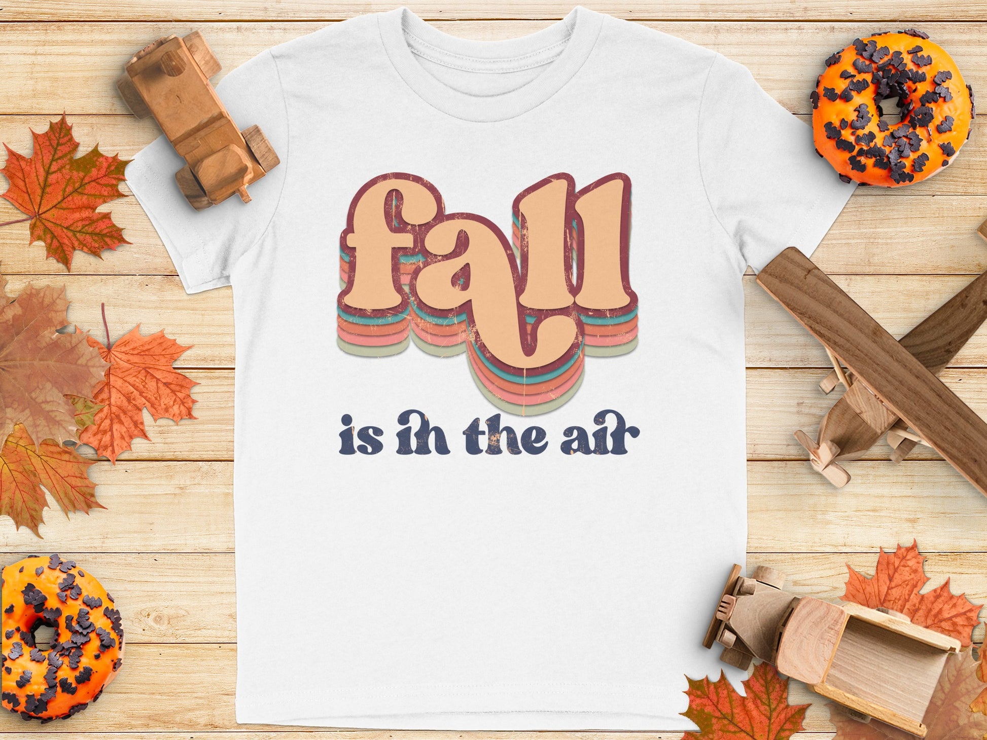 Fall Is In The Air Themed Graphic Tee product type