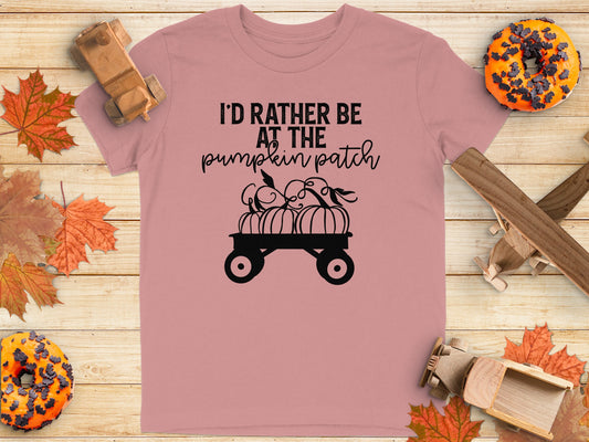 I'd Rather Be At The Pumpkin Patch T-shirt product type