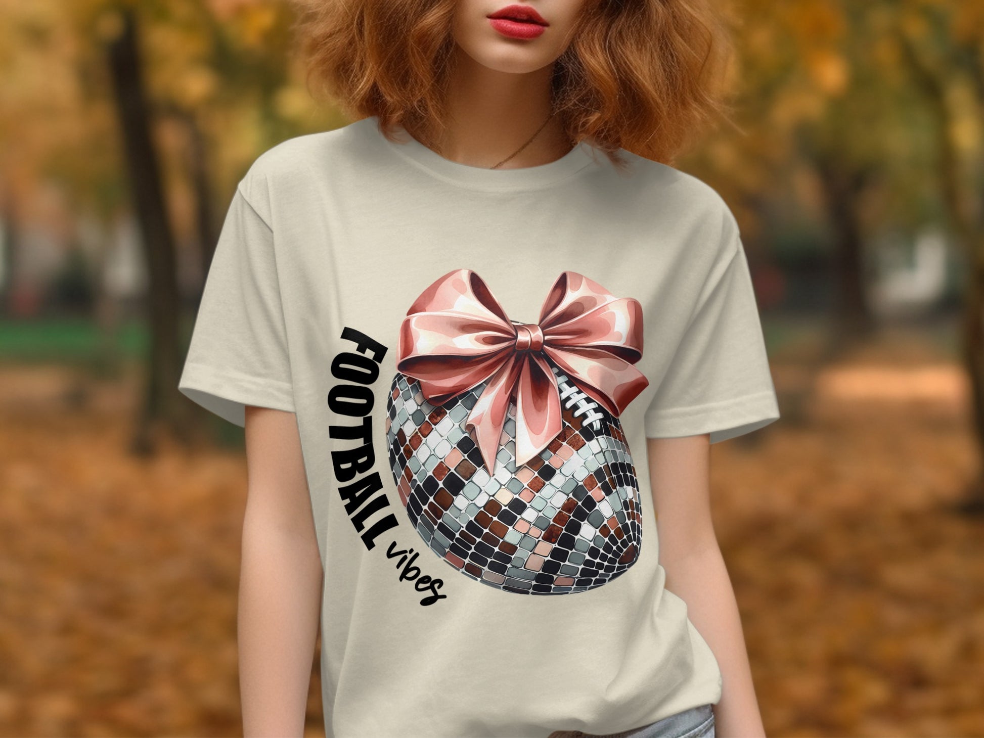 Football Vibes with Decorative Ball Design T-shirt product