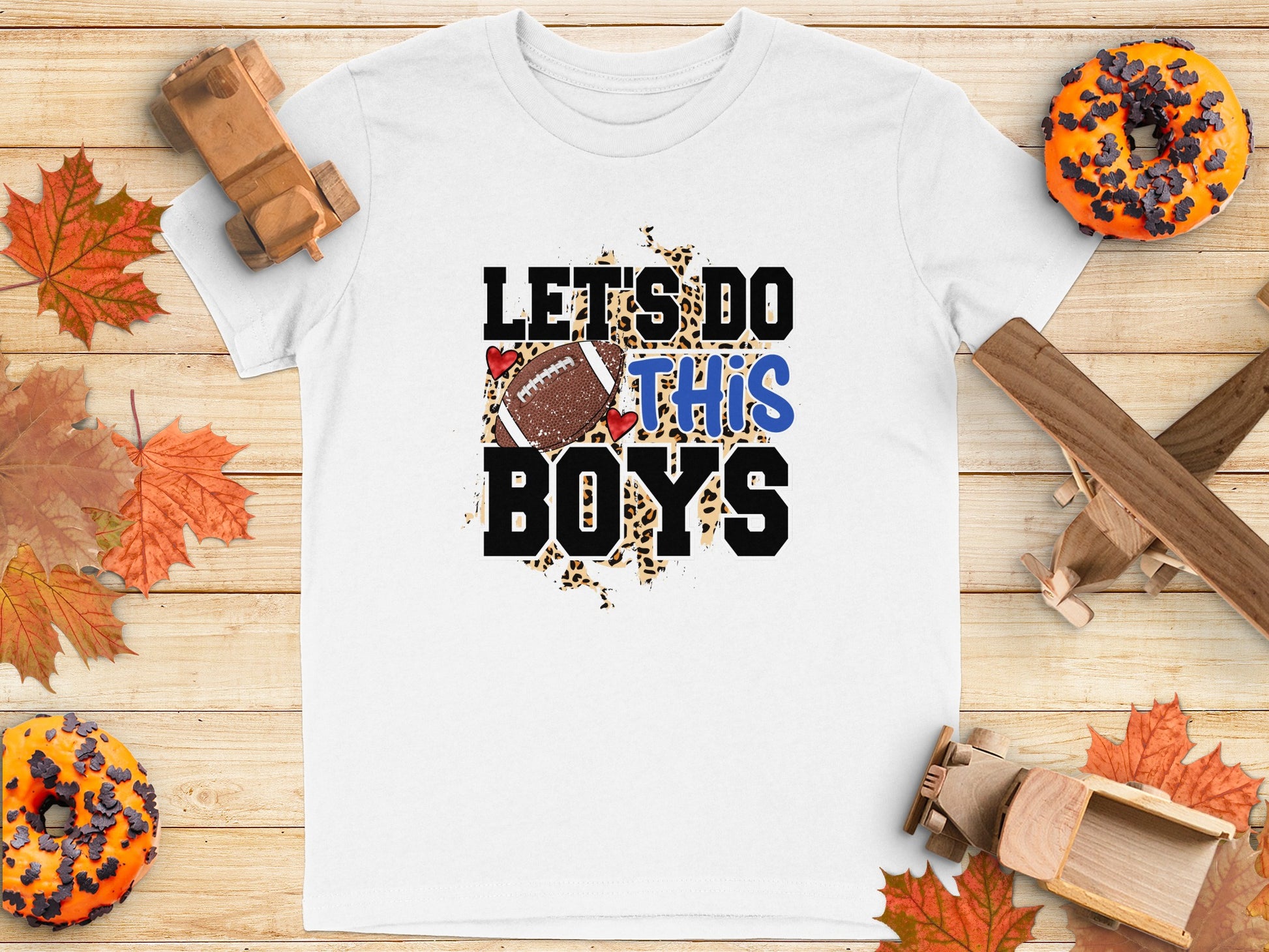 Lets Do This Boys Graphic Football Shirt product