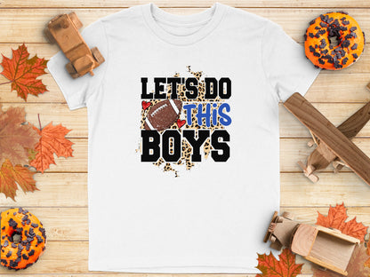 Lets Do This Boys Graphic Football Shirt product