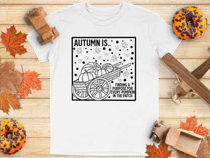 Autumn Pumpkin Patch Finding Purpose T-Shirt product