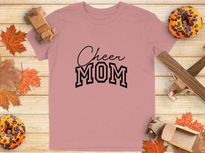 Cheer Mom Graphic Tee Perfect for Fall Season product