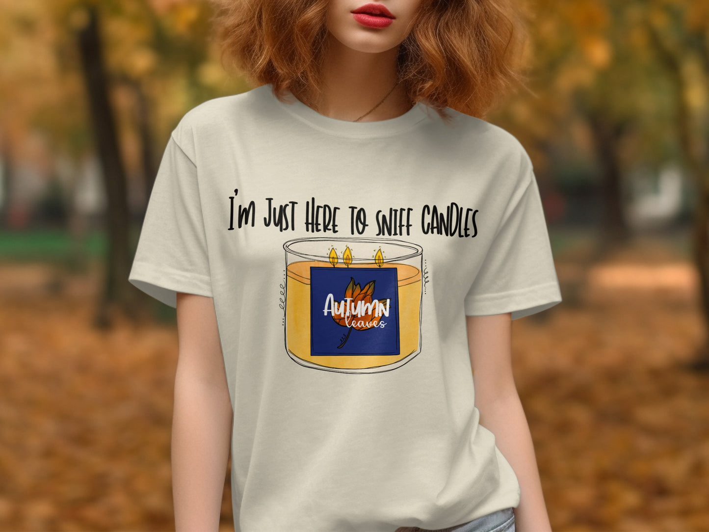 I'm Just Here To Sniff Candles Autumn Leaves product type