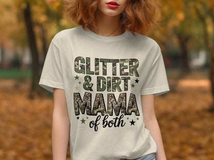 Glitter and Dirt Mama of Both T-shirt product type