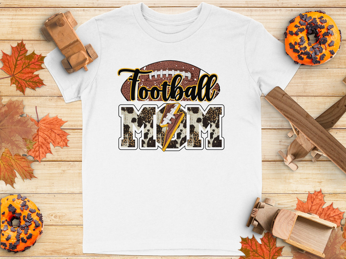 Football Mom Graphic Tee Perfect for Game Day product type