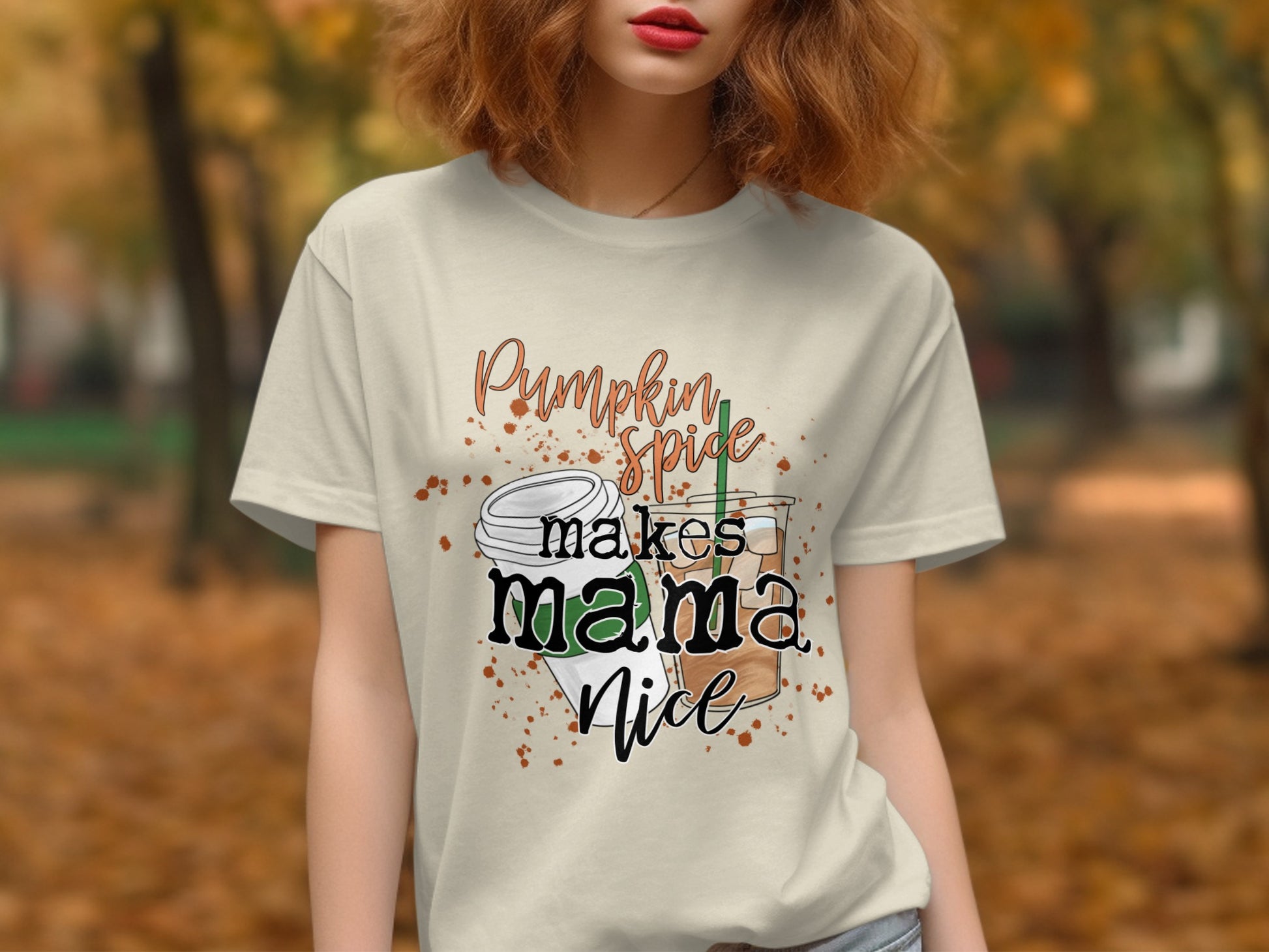 Pumpkin Spice Makes Mama Nice T-Shirt product