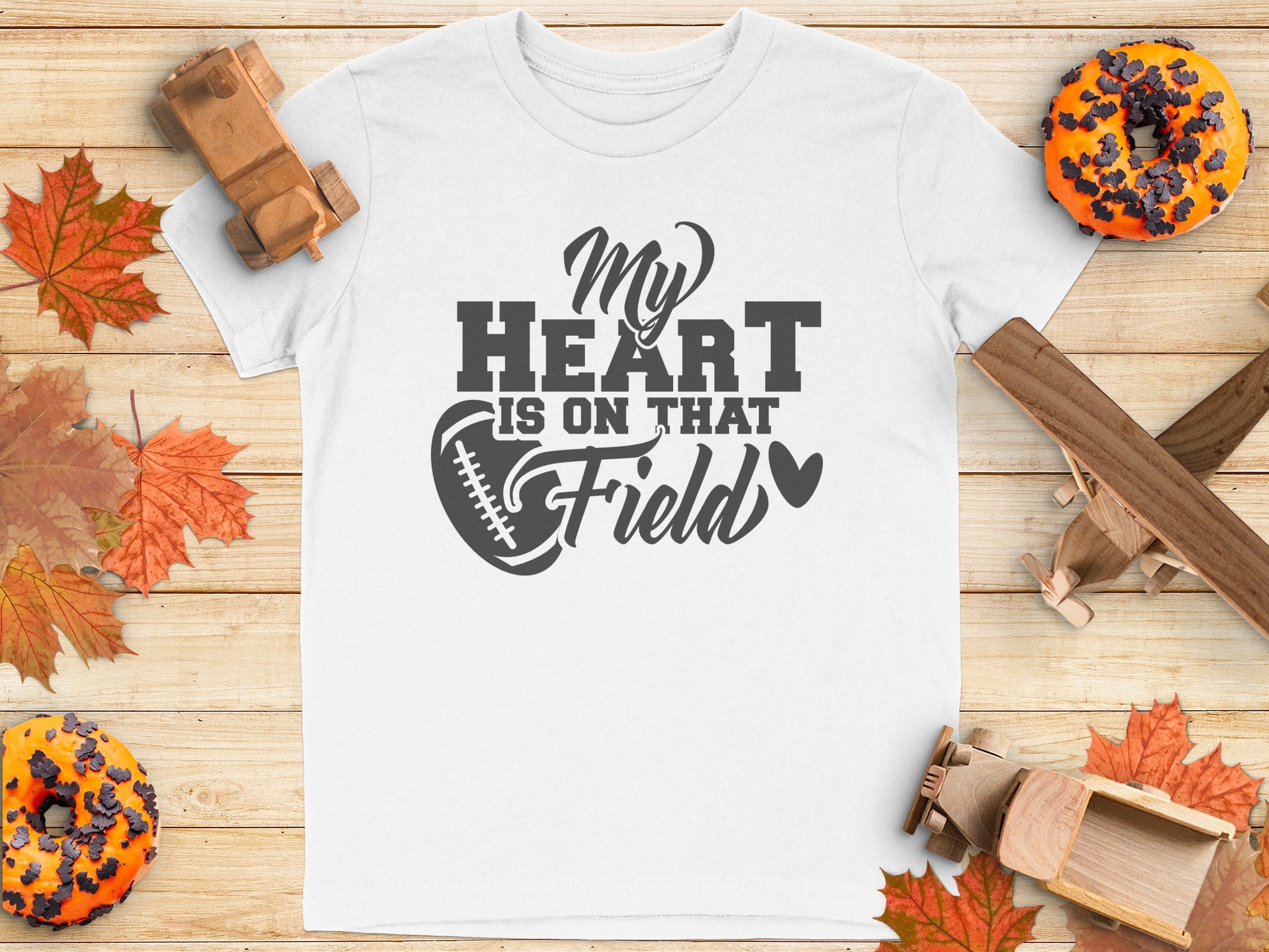 My Heart Is On That Field Football T-Shirt product