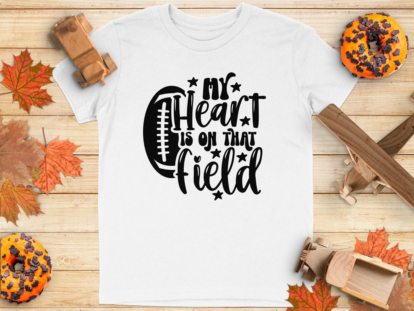 My Heart Is On That Field Sports T-shirt product