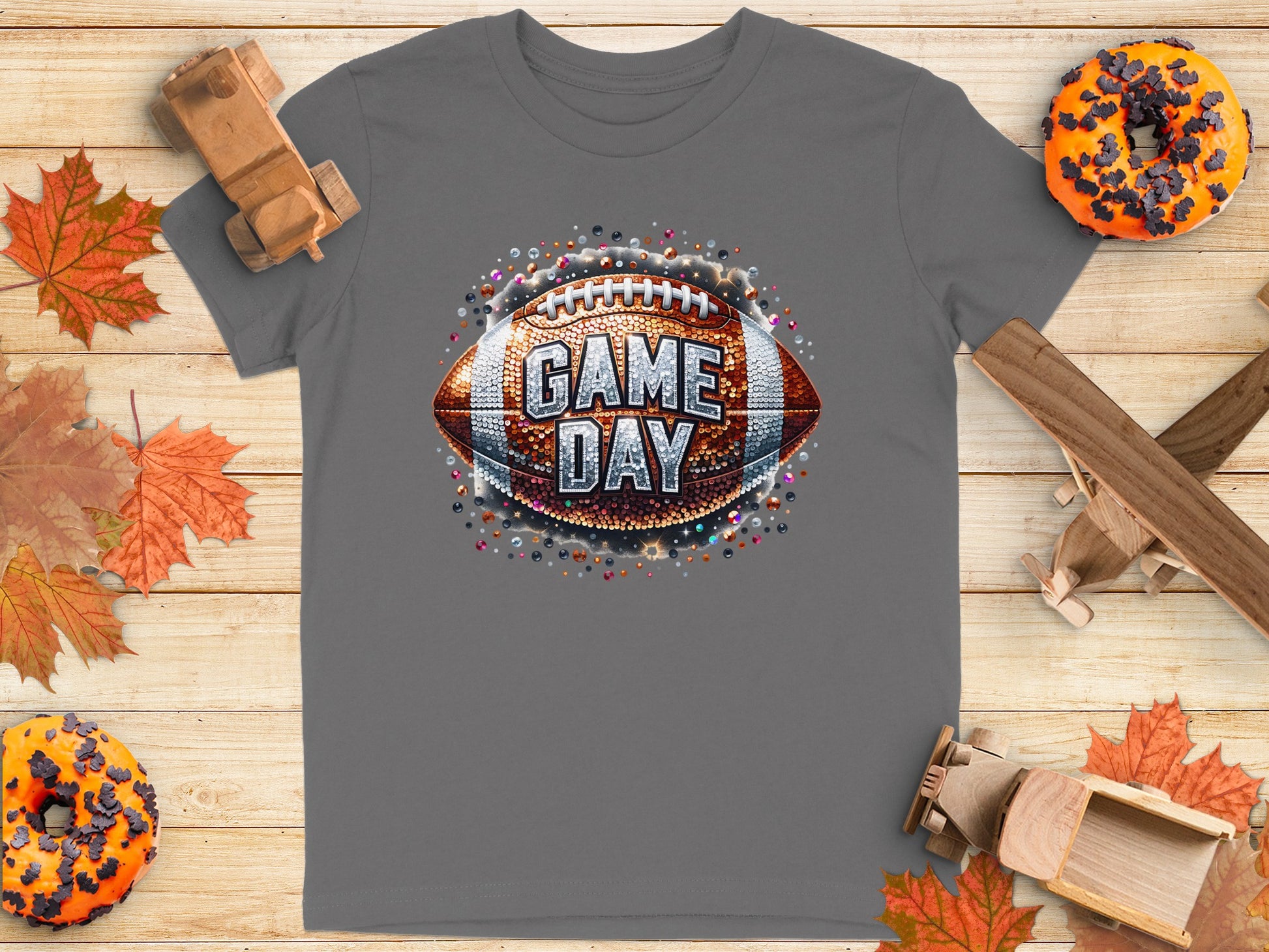 Game Day Football Sparkling Design T-shirt product