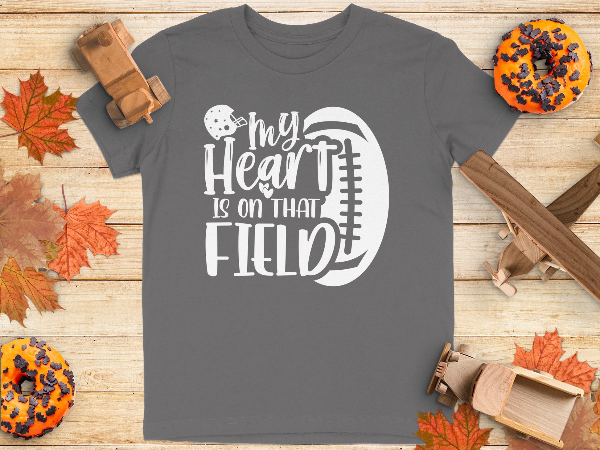 My Heart is on That Field Graphic T-Shirt product type