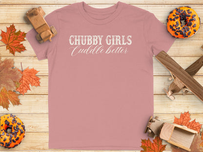 Chubby Girls Cuddle Better Graphic Tee product