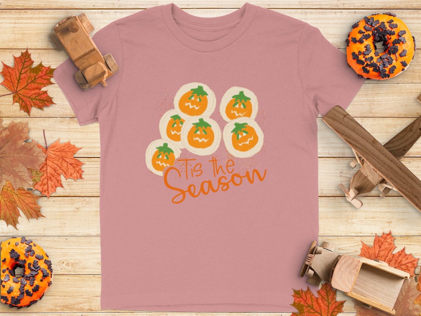 Tis The Season Pumpkins Short Sleeve T-Shirt product