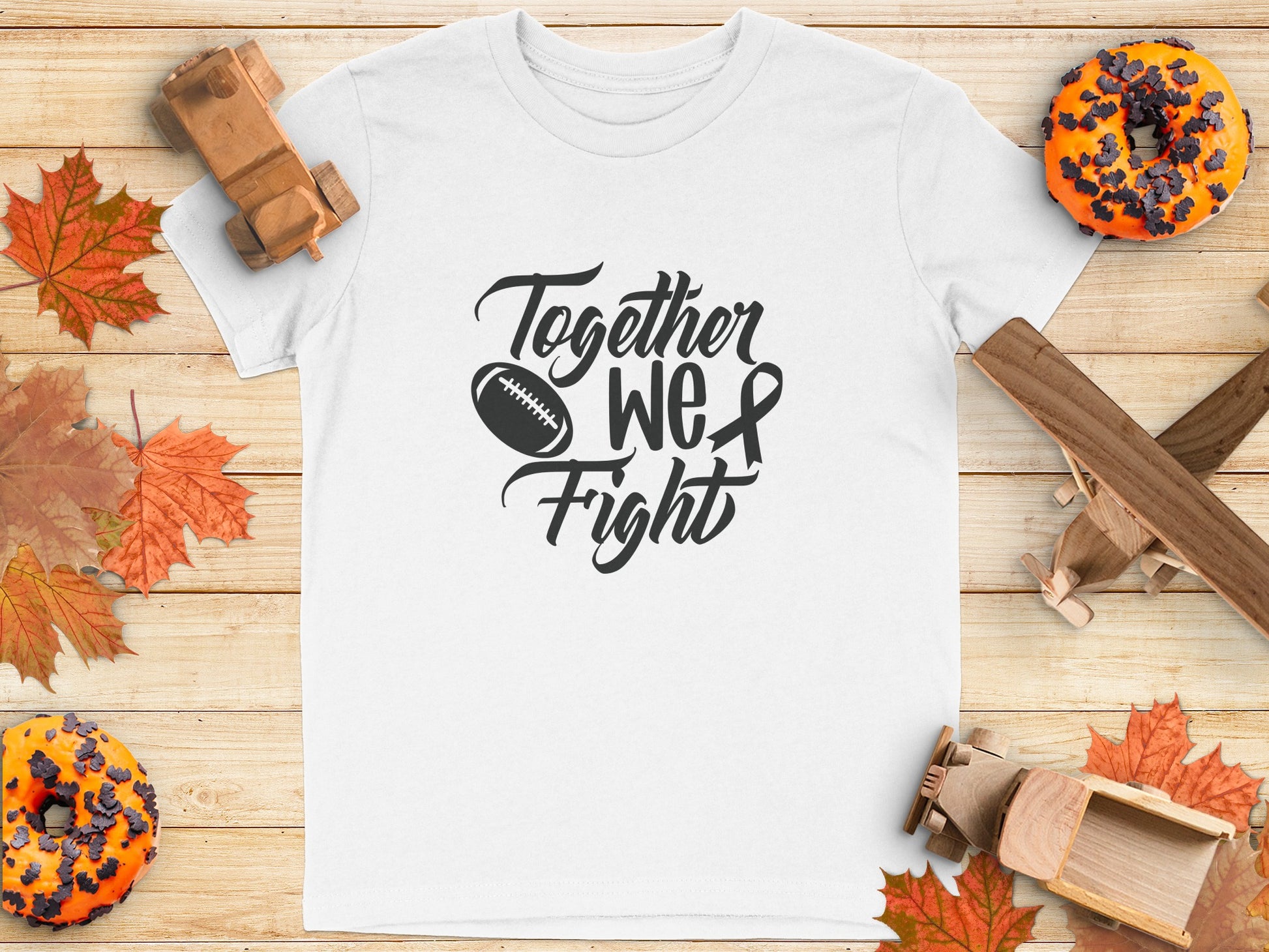 Together We Fight Football Awareness Shirt product type