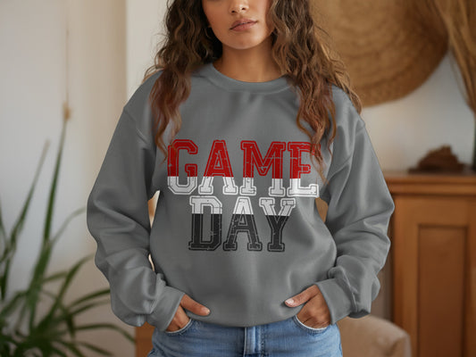 Game Day Graphic Sweatshirt Casual Stylish Top product