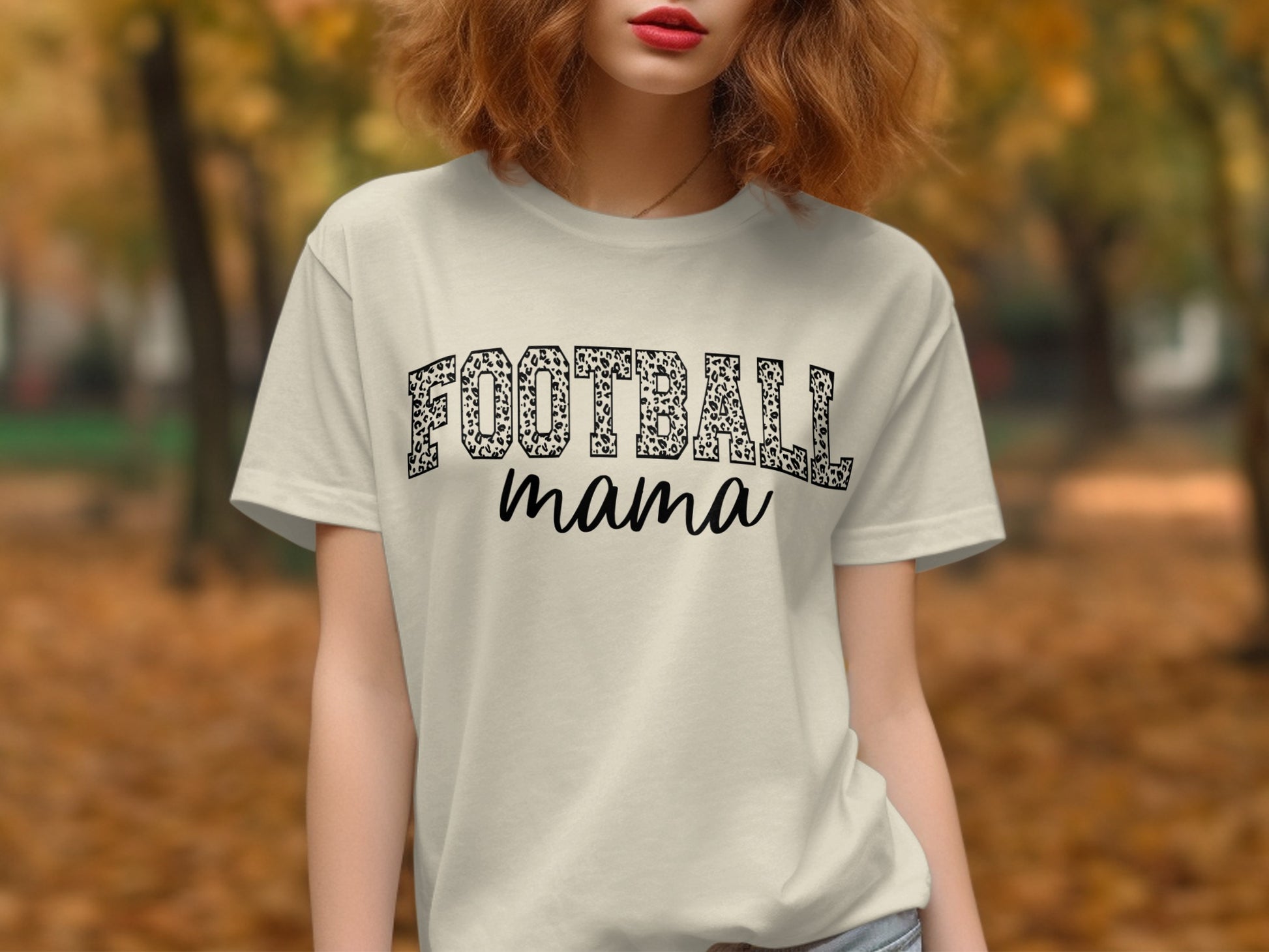 Football Mama Graphic Printed TShirt casual top product type