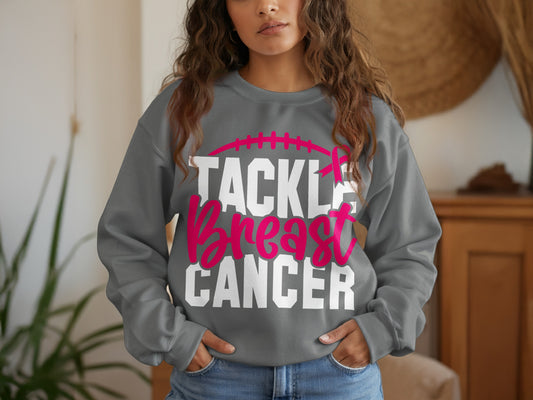 Tackle Breast Cancer Graphic Sweatshirt product