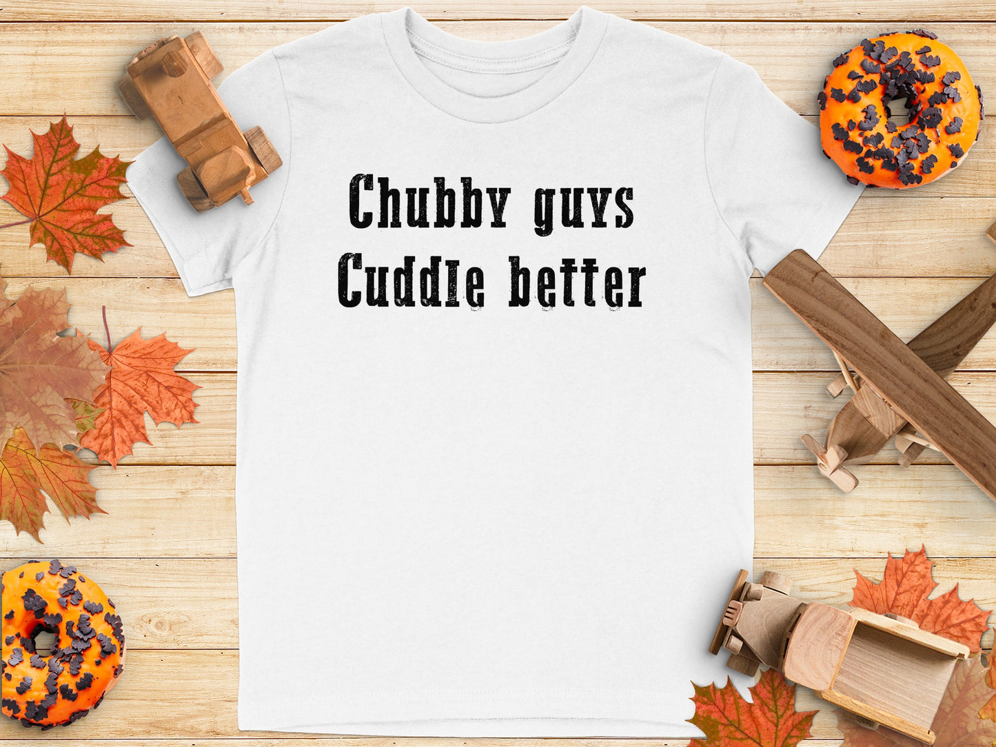 Chubby Guys Cuddle Better Statement Tee product type