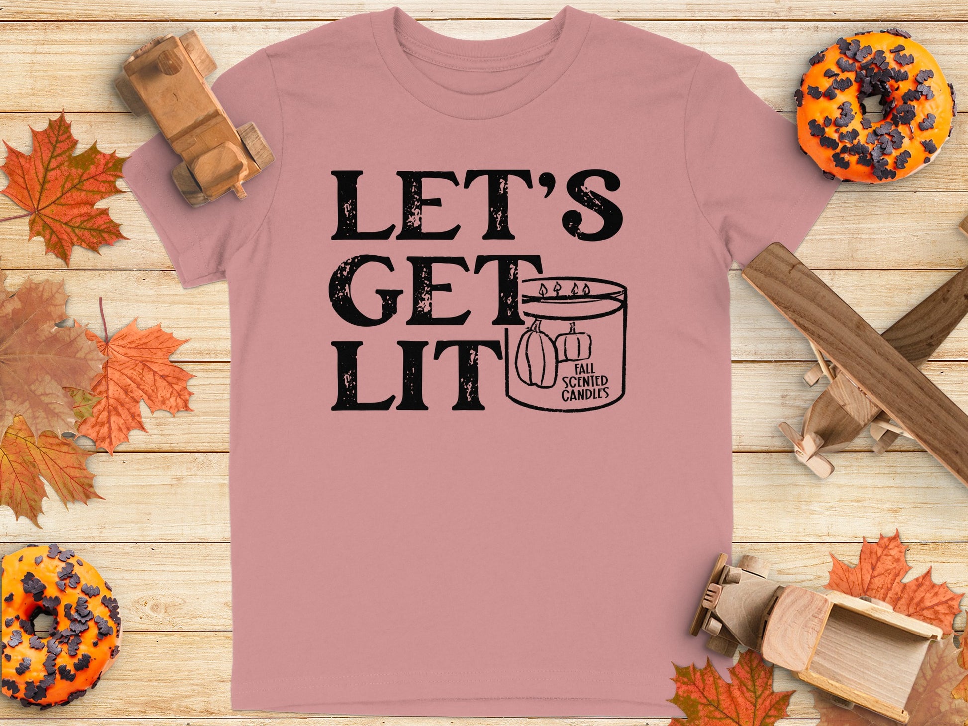 Let's Get Lit Fall Scented Candles Shirt product