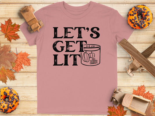 Let's Get Lit Fall Scented Candles Shirt product