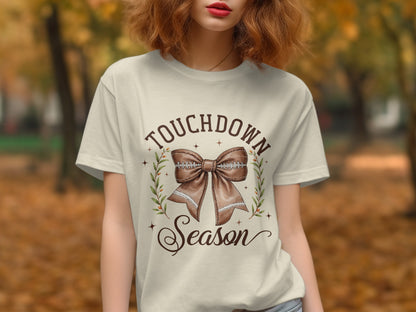 Touchdown Season Bow Graphic Short Sleeve T-shirt product type
